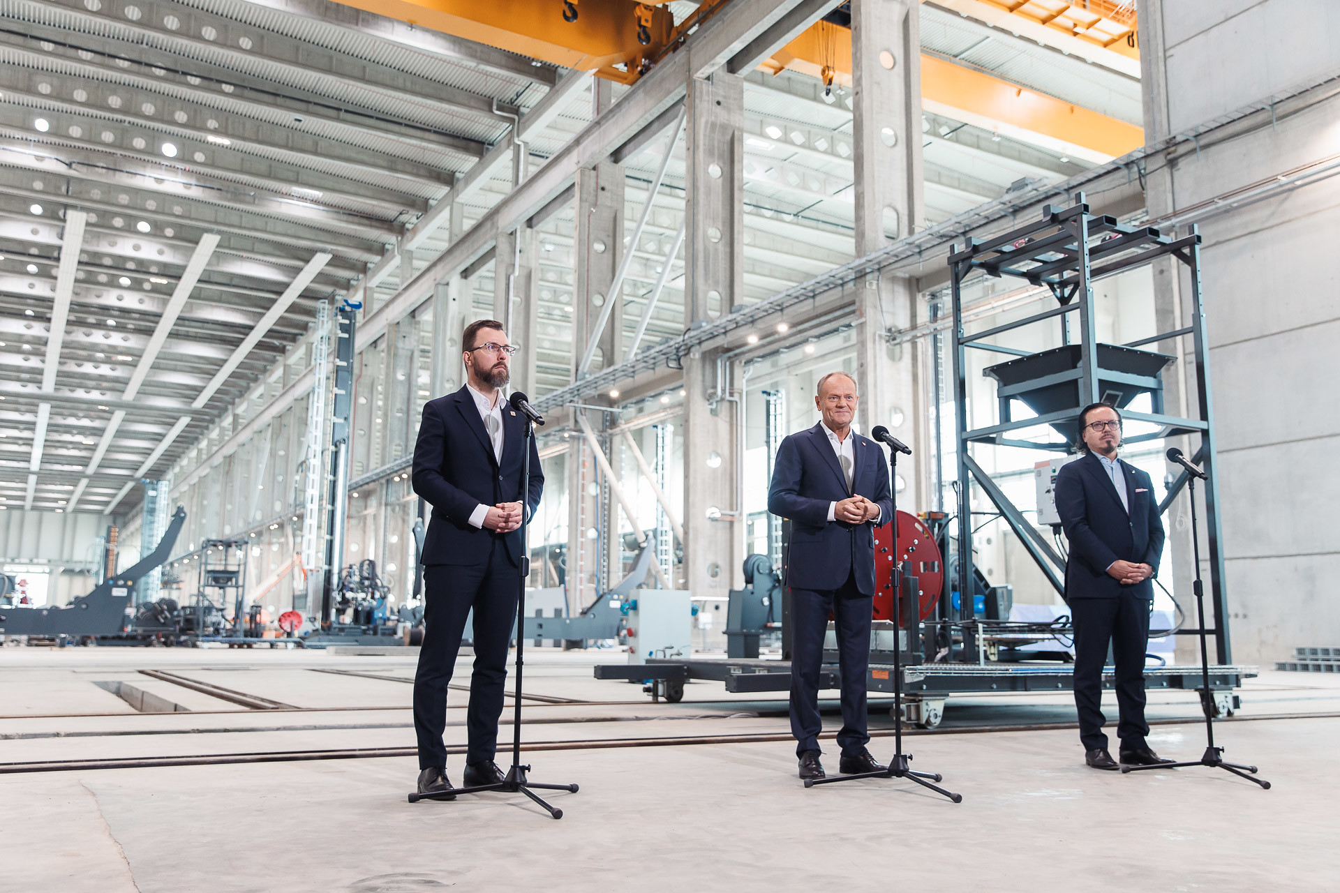 premier Donald Tusk w Baltic Towers w Gdańsku